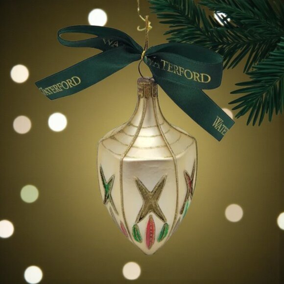 Waterford Ltd Series Nostalgic Collection Ornament Diamond Cut Cone - Picture 1 of 7